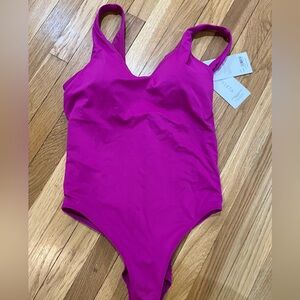 Athleta one piece swim suit Large NWT